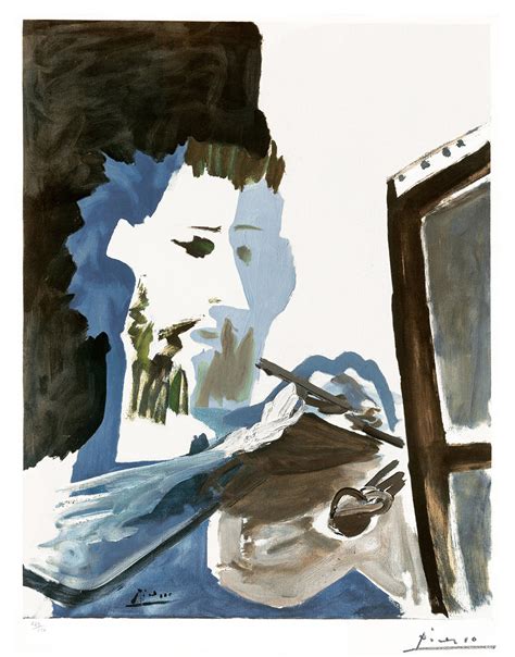 Pablo Picasso Le Peintre The Painter 1963 Collotype S I