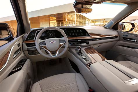 2022 Cadillac Escalade Interior Review Seating Infotainment