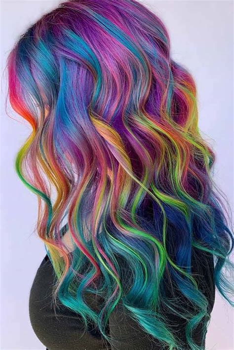 50 Fabulous Rainbow Hair Color Ideas LoveHairStyles Com