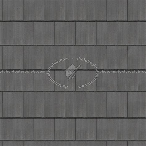 Concrete Flat Roof Tiles Texture Seamless 03585