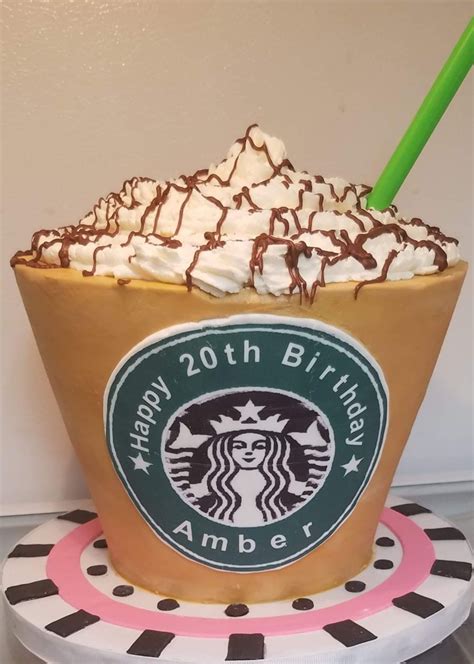The perfect treat to make any time of the year. Starbucks Carved starbucks cake | Starbucks cupcakes ...