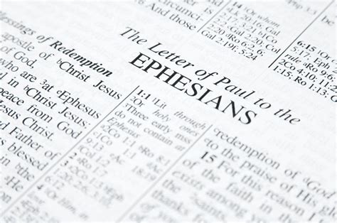 The epistle to the ephesians is one of the books of the new testament in the christian bible. Book of Ephesians: Practical Advice for Right Living