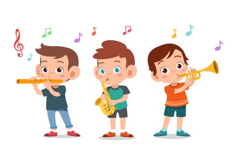 Ver más ideas sobre musica infantil, musica, canciones infantiles. Dibujos animados de niños pequeños tocando música | Vector Premium