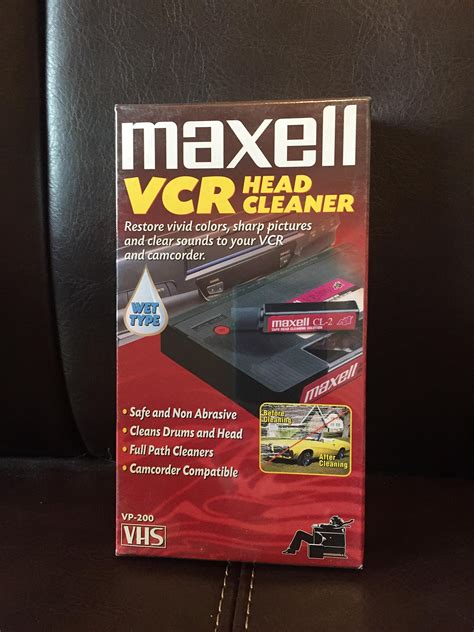 Buy Maxell Vhs Head Cleaner Wet Type Non Abrasive Safely Effectively Cleans Entire Path Online