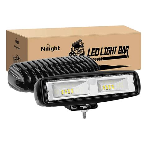 Nilight Off Road Led Light Bar 48w 2pk