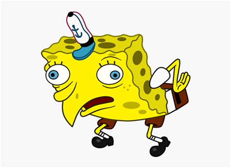 Mocking Spongebob Png Spongebob Meme Transparent