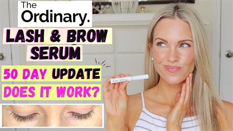 The Ordinary Multi Peptide Lash And Brow Serum 50 Day Update With Before And Afters Youtube