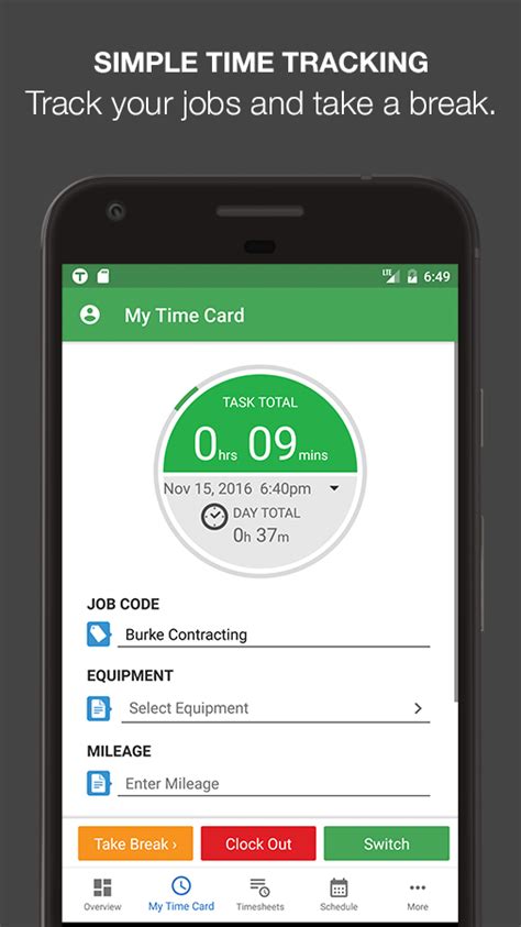 The android app can be used for free, though, to squeeze the. TSheets Time Tracker - Android Apps on Google Play