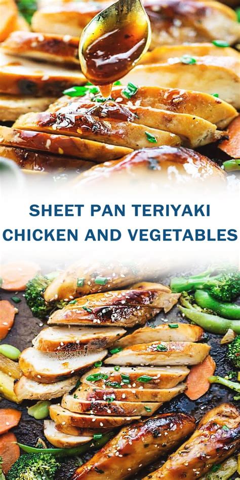 They'll be just as bronzed and beautiful at the end of cooking. SHEET PAN TERIYAKI CHICKEN AND VEGETABLES
