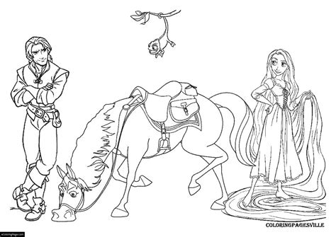 Flynn Rider Coloring Pages at GetDrawings | Free download