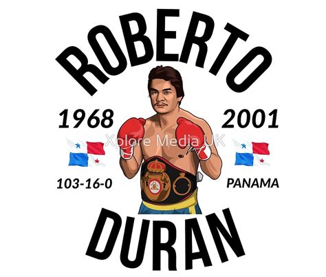 Roberto Duran By Boxing Inclusive Redbubble