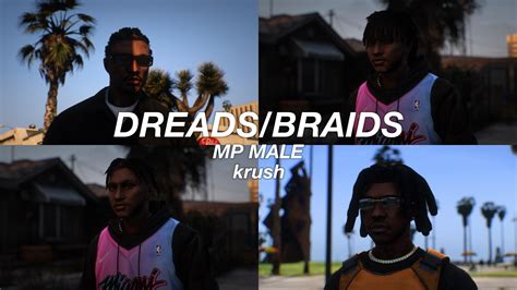 Dreadsbraids Pack For Mp Male Gta5