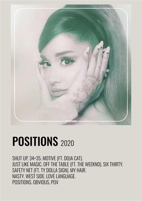 Positions Album Cover In 2021 Ariana Grande Album Cover Ariana