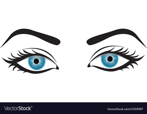Download Woman eyes icon image Royalty Free Vector Image