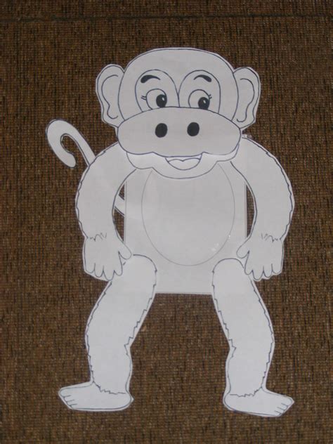 Homeschool 4 Free Zoo Animals Monkey Craft