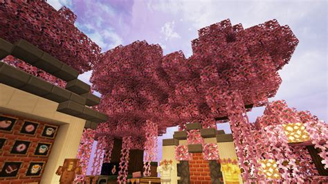 Cherry Blossoms In Minecraft