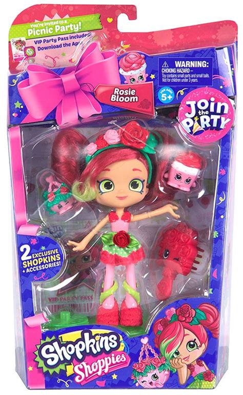 Shopkins Shoppies Join The Party Rosie Bloom Doll Moose Toys Toywiz
