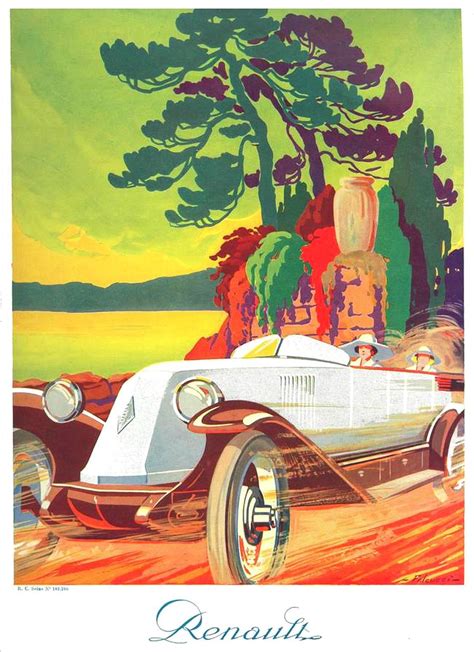 Flickrpdrb76m The 1920s 1924 Ad For Renault Car Deco