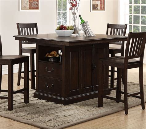 San Juan Counter Height Island Table By New Classic Furniture