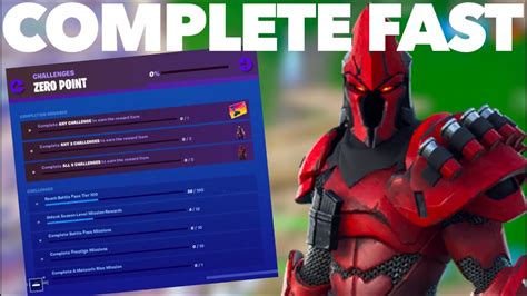 How To Complete The Zero Point Challenges Fast In Fortnite Season 10 Fortnite Zero Point Guide