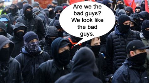 Although antifa's violent service to the american left on the streets of berkeley, charlottesville, seattle and austin is not a sign that america is walking along. Antifa in a nutshell - 9GAG