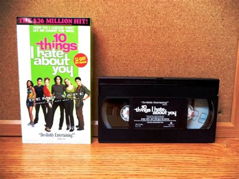 10 Things I Hate About You Vhs 99 Full Length Demo Julia Stiles