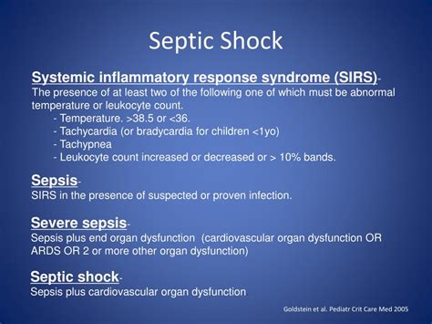 Ppt Pediatric Septic Shock Powerpoint Presentation Free Download Id