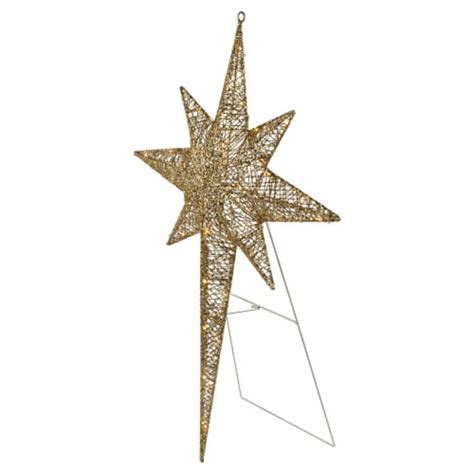 Northlight 36 Led Lighted Gold Star Of Bethlehem Outdoor Christmas
