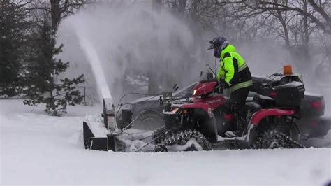 The Atv Snowblower Low Down What You Need To Know Atv Guide