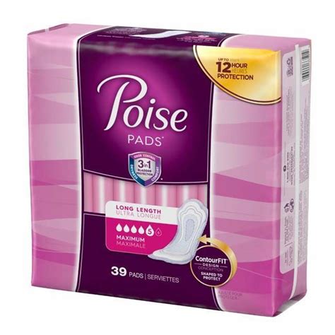 Poise Maximum Absorbency Incontinence Pads Express Medical Supply