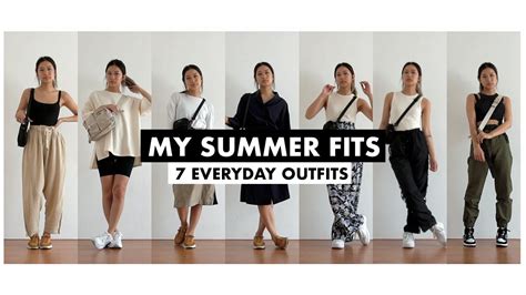 My Summer Fits 7 Everyday Outfits Youtube