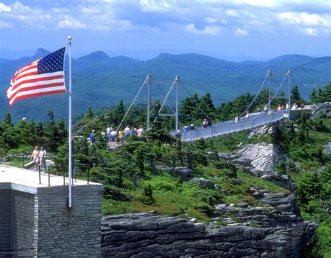 Grandfather Mountain The Mile High Swinging Bridge Grandfather