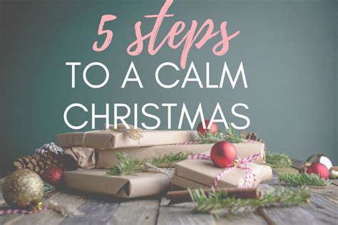 5 Steps To A Calm Christmas Saturday Night Stitch