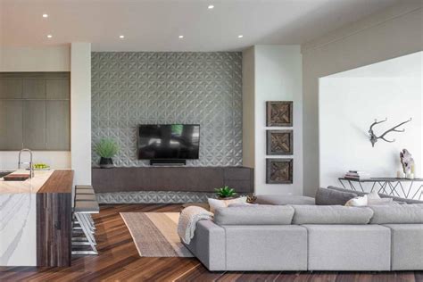 Modern Living Room With Gray Sectional Hgtv