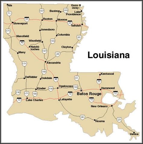 Louisiana Baton Rouge New Orleans Louisiana Louisiana Map Summer