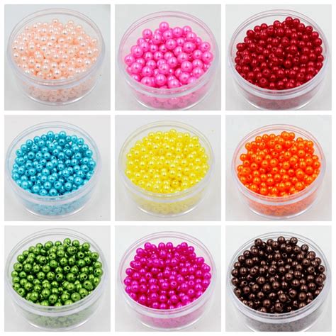 Wholesale 8mm Dia.130pcs/lot Round Pearl Imitation Plastic Pearl Beads Many Colors For You To ...