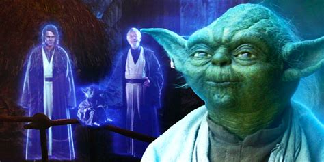 The Last Jedis Yoda Scene Abandoned One Of George Lucas Force Ghost Ideas And Created Major