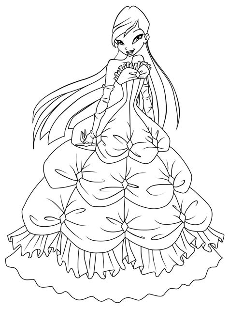 In case you don\'t find what you are. Winx Club Musa Coloring Pages - Kleurplaten