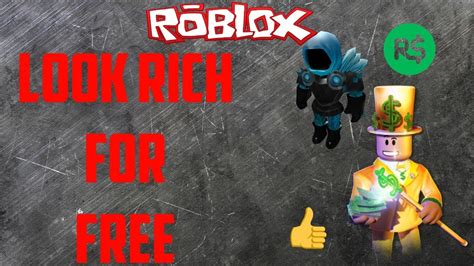 How To Look Rich In Roblox Free Youtube