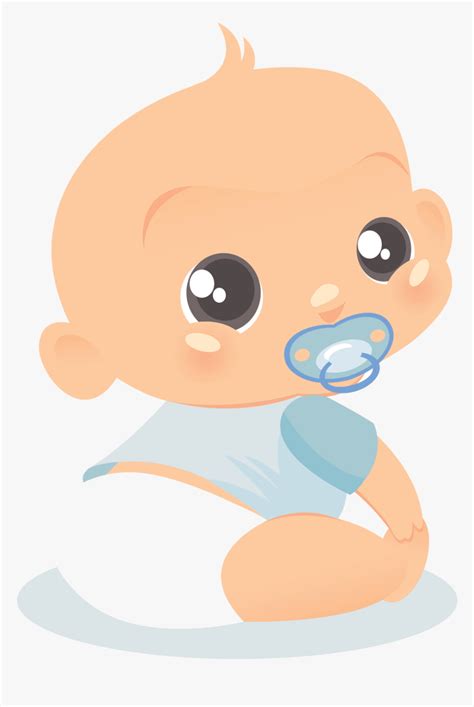 Cute And Funny Baby Boy Clip Art Images On A Transparent Baby Care