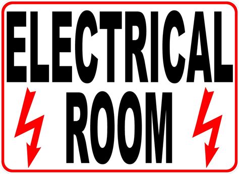 Electrical Room Sign Signs By Salagraphics