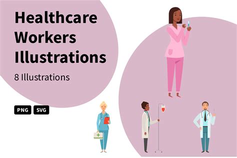 Premium Healthcare Workers Illustration Pack From Healthcare And Medical