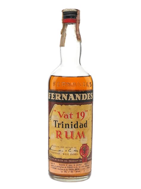 Fernandes Vat 19 Trinidad Rum Lot 5889 Buysell Rum Online