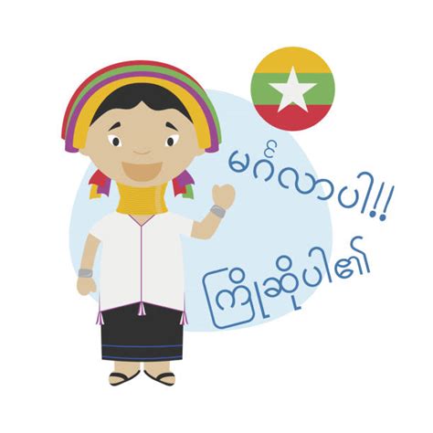 Best Myanmar People Illustrations Royalty Free Vector Graphics And Clip
