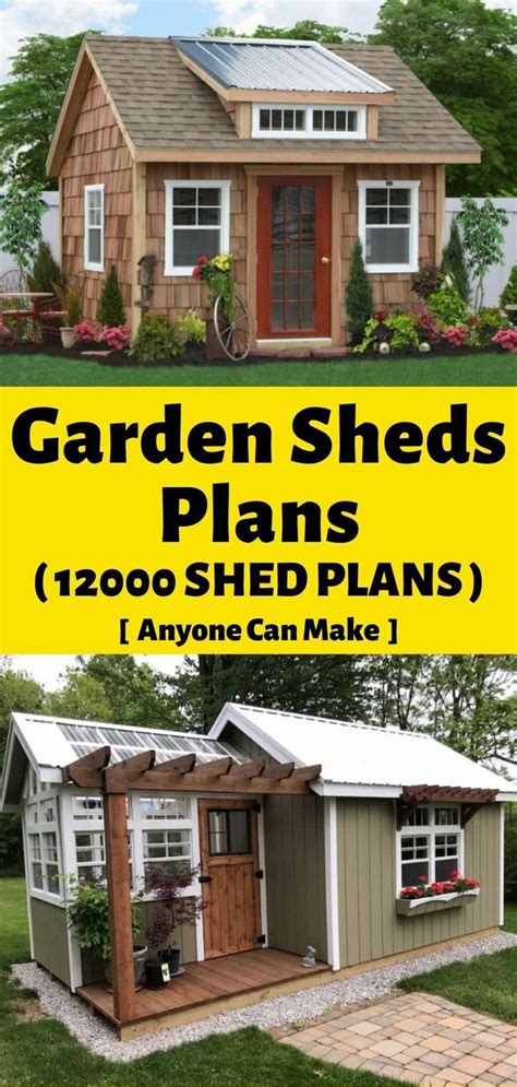 Build Garden Sheds Plans Garden Shed Ideas Woodworking Projects