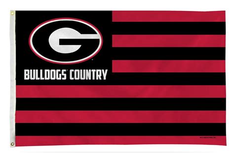 Georgia Bulldogs Flag Banner 3x5 Country Design Premium Outdoor