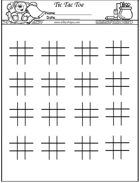 Pin On Tic Tac Toe Game Printables The Best Printable Tic Tac Toe
