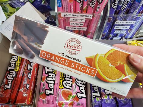 Sweets Orange Sticks Candjs Candy Store And Scoop Shoppe