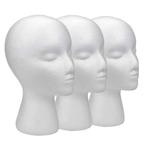 Buy Foraineam 3 Pack 11 Inch Foam Wig Heads Female Foam Mannequin Head