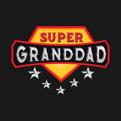 Mens Super Grandpa T Shirt Funny Superhero Grandpa T Tee Shirt Granddad Mens Super Grandpa